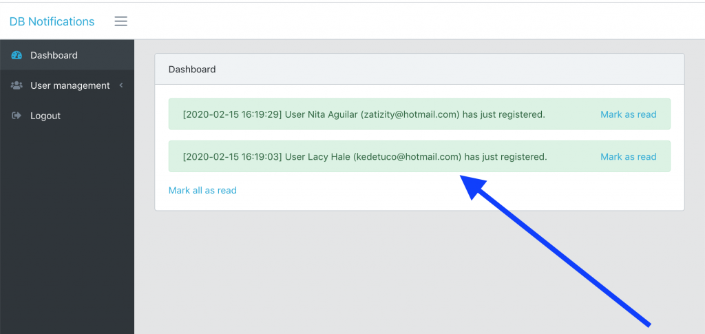 Internal Messages – Quick Admin Panel - Norteadesign